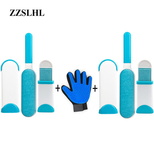 Pet Cleaning Kit Surprise Offer Pet Grooming Glove Hair Remover Brush Gentle Deshedding Pet Massage Gloves Perfect For Dogs Cats