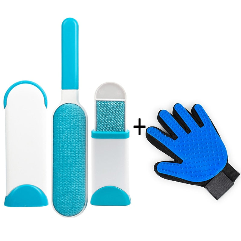 Pet Cleaning Kit Surprise Offer Pet Grooming Glove Hair Remover Brush Gentle Deshedding Pet Massage Gloves Perfect For Dogs Cats