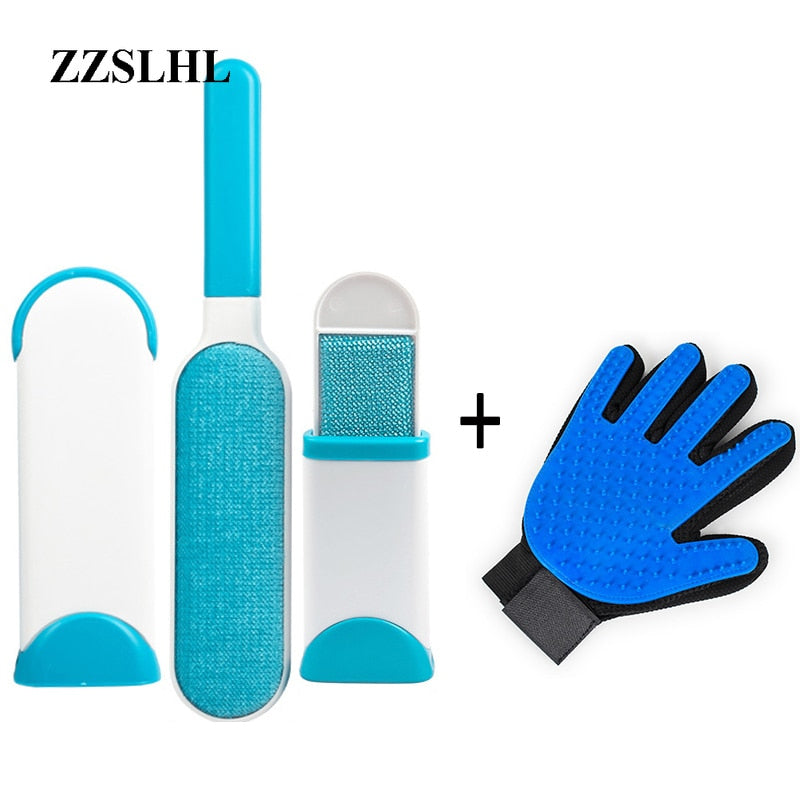 Pet Cleaning Kit Surprise Offer Pet Grooming Glove Hair Remover Brush Gentle Deshedding Pet Massage Gloves Perfect For Dogs Cats