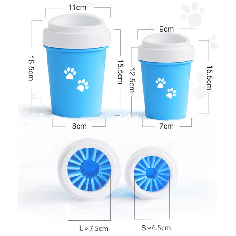 Dirty Dog paw cleaner Soft Silicone Combs Portable Pet Foot Washer Cup Pet Grooming Brush Dog foot Washer Pet dog accessories