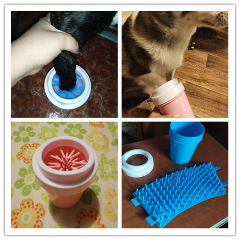 Dirty Dog paw cleaner Soft Silicone Combs Portable Pet Foot Washer Cup Pet Grooming Brush Dog foot Washer Pet dog accessories