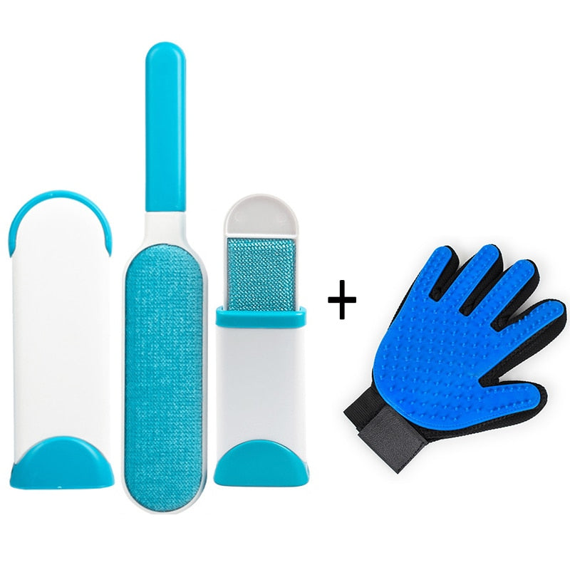 Pet Cleaning Kit Surprise Offer Pet Grooming Glove Hair Remover Brush Gentle Deshedding Pet Massage Gloves Perfect For Dogs Cats