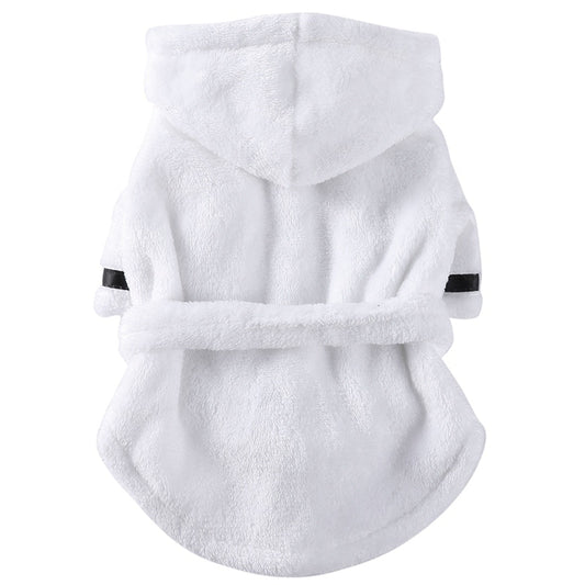 Pet Dog Bathrob Dog Pajamas Sleeping Clothes Soft Pet Bath Drying Towel Clothes for for Puppy Dogs Cats Pet Accessories