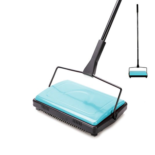 Eyliden Carpet Sweeper Cleaner for Home Office Low Carpets Rugs Undercoat Carpets Pet Hair Dust Scraps Small Rubbish Cleaning